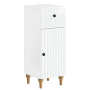 Badkamerkast hoogglans wit 30x31x80 cm