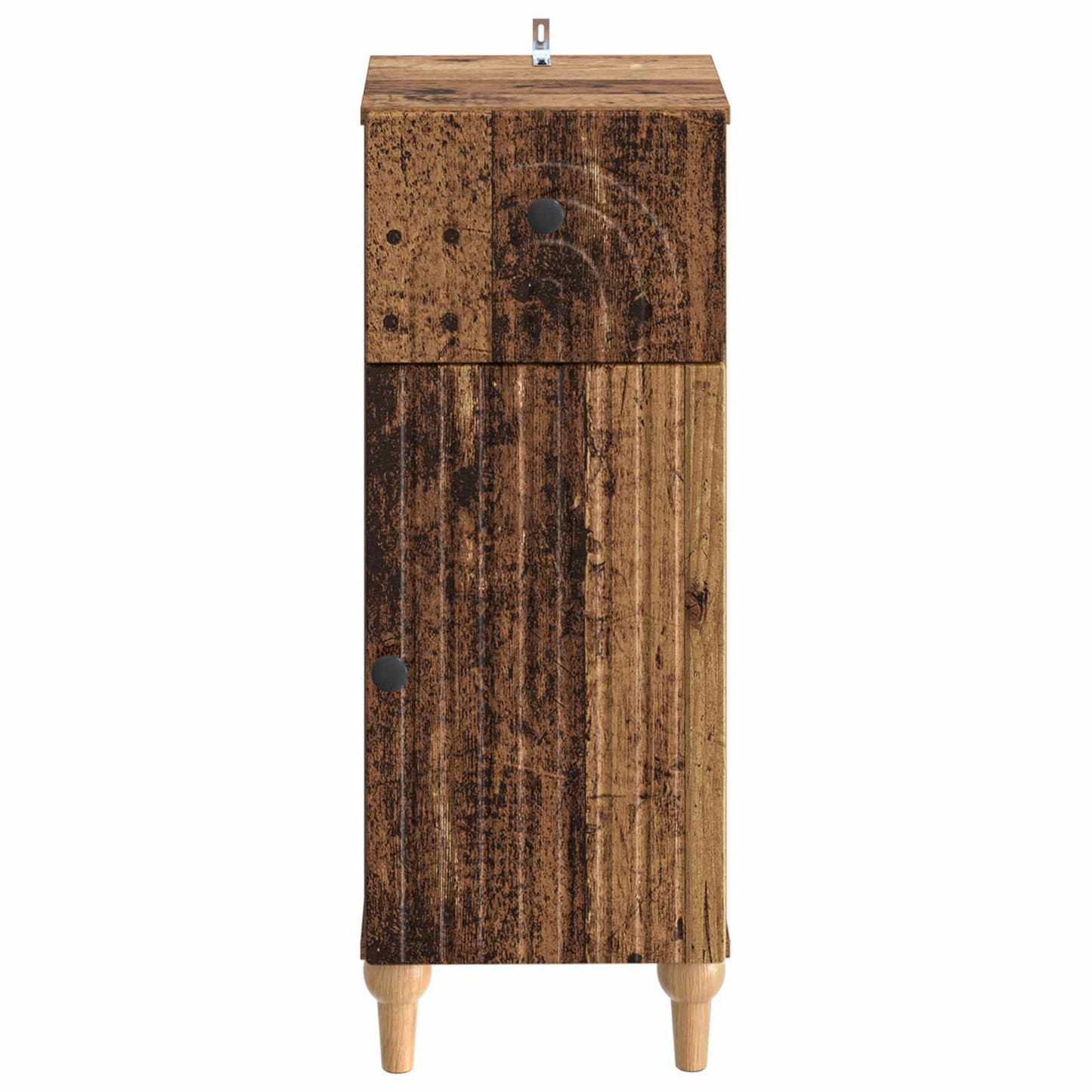 Badkamer Opbergkast ALKMAAR Oud hout 30 x 31 x 80 cm