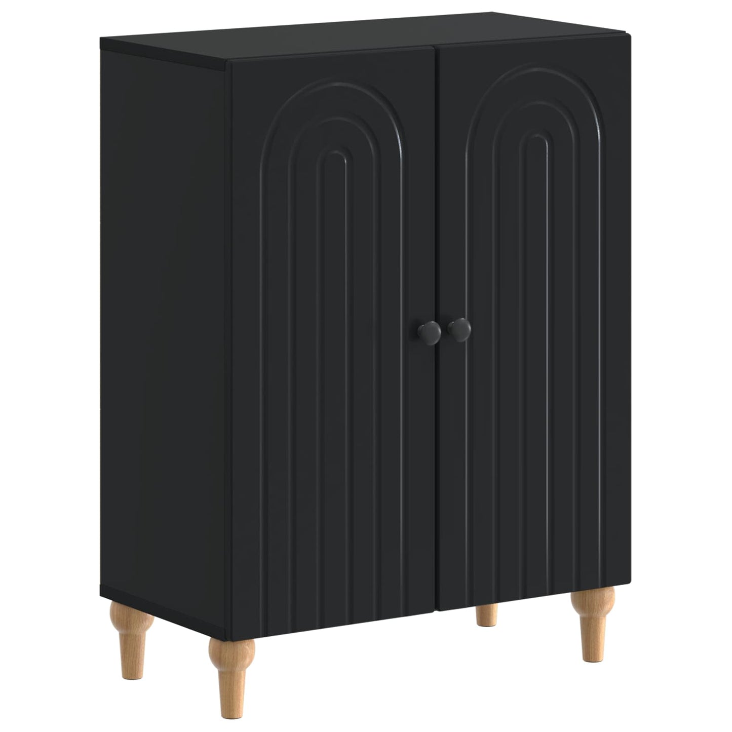 Badkamer Opbergkast ALKMAAR Zwart 59,5 x 31 x 80 cm