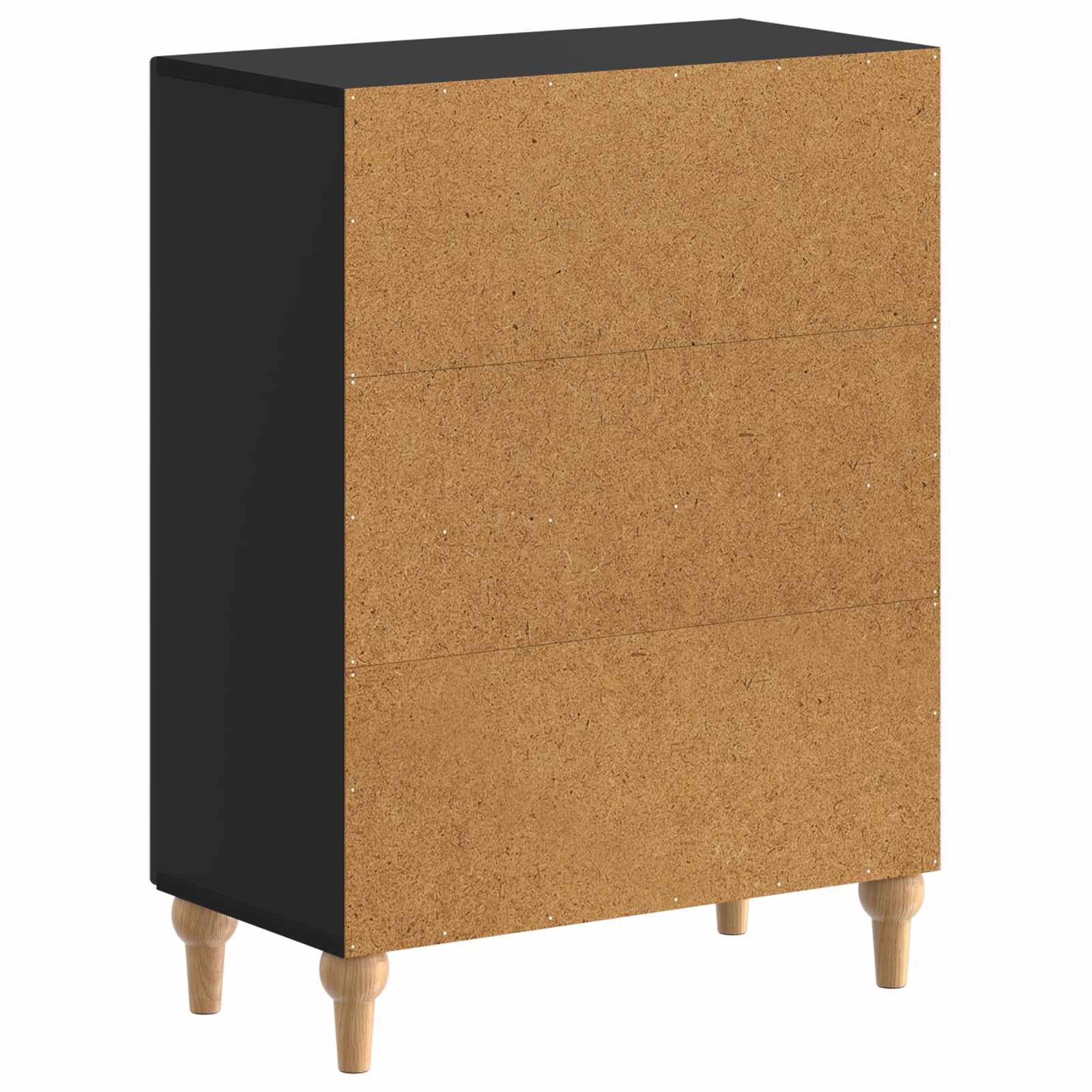 Badkamer Opbergkast ALKMAAR Zwart 59,5 x 31 x 80 cm