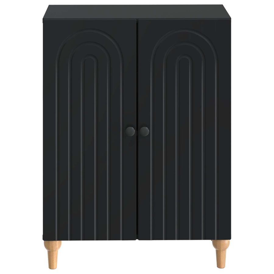 Badkamer Opbergkast ALKMAAR Zwart 59,5 x 31 x 80 cm