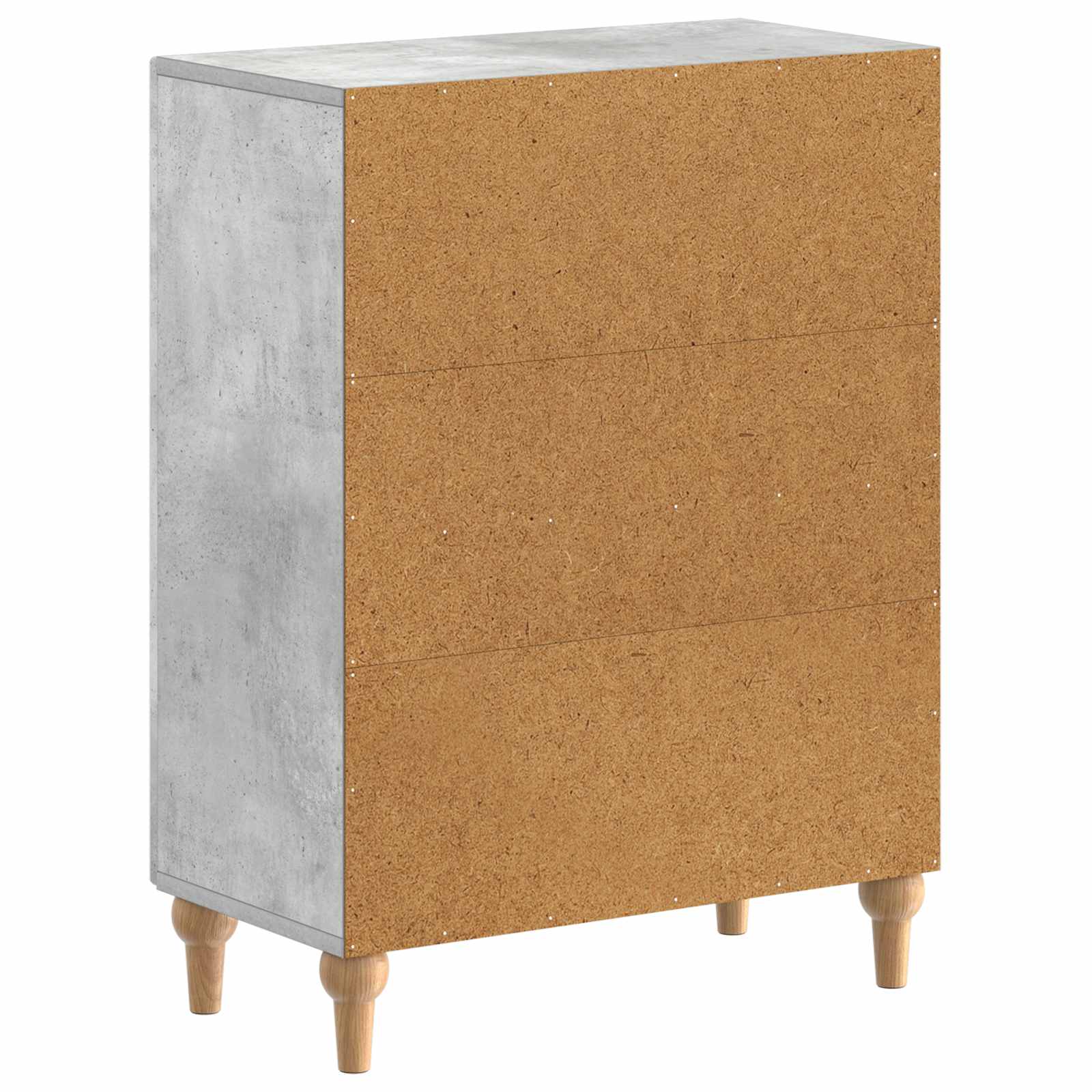 Badkamer Opbergkast ALKMAAR Betongrijs 59,5 x 31 x 80 cm
