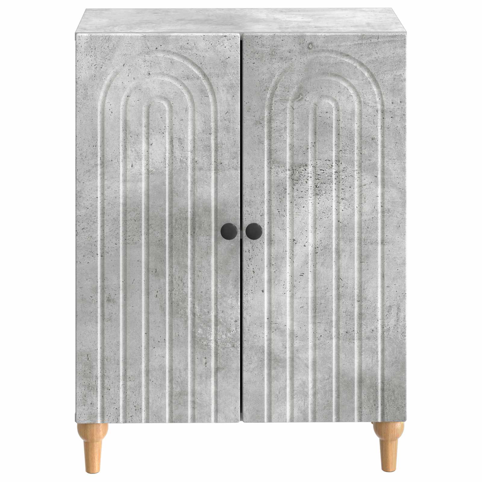 Badkamer Opbergkast ALKMAAR Betongrijs 59,5 x 31 x 80 cm