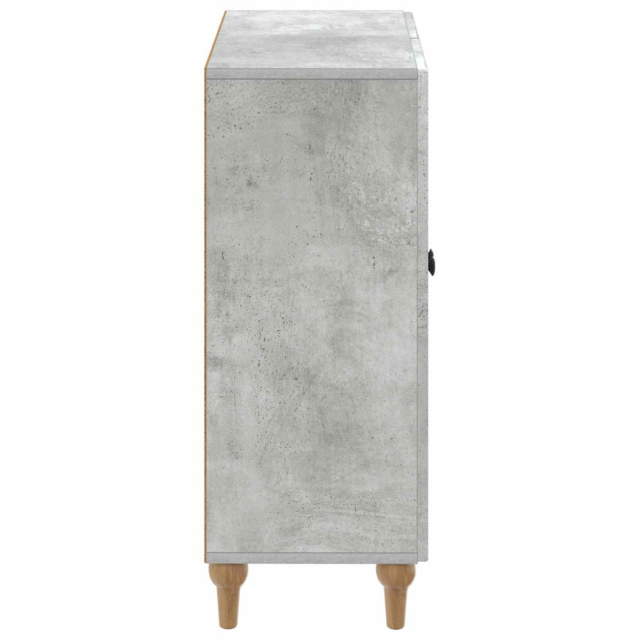 Badkamer Opbergkast ALKMAAR Betongrijs 59,5 x 31 x 80 cm