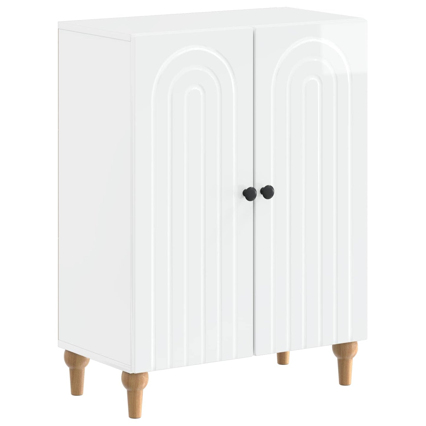 Badkamer Opbergkast ALKMAAR Hoogglans Wit 59,5 x 31 x 80 cm