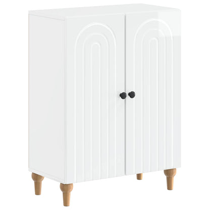 Badkamer Opbergkast ALKMAAR Hoogglans Wit 59,5 x 31 x 80 cm