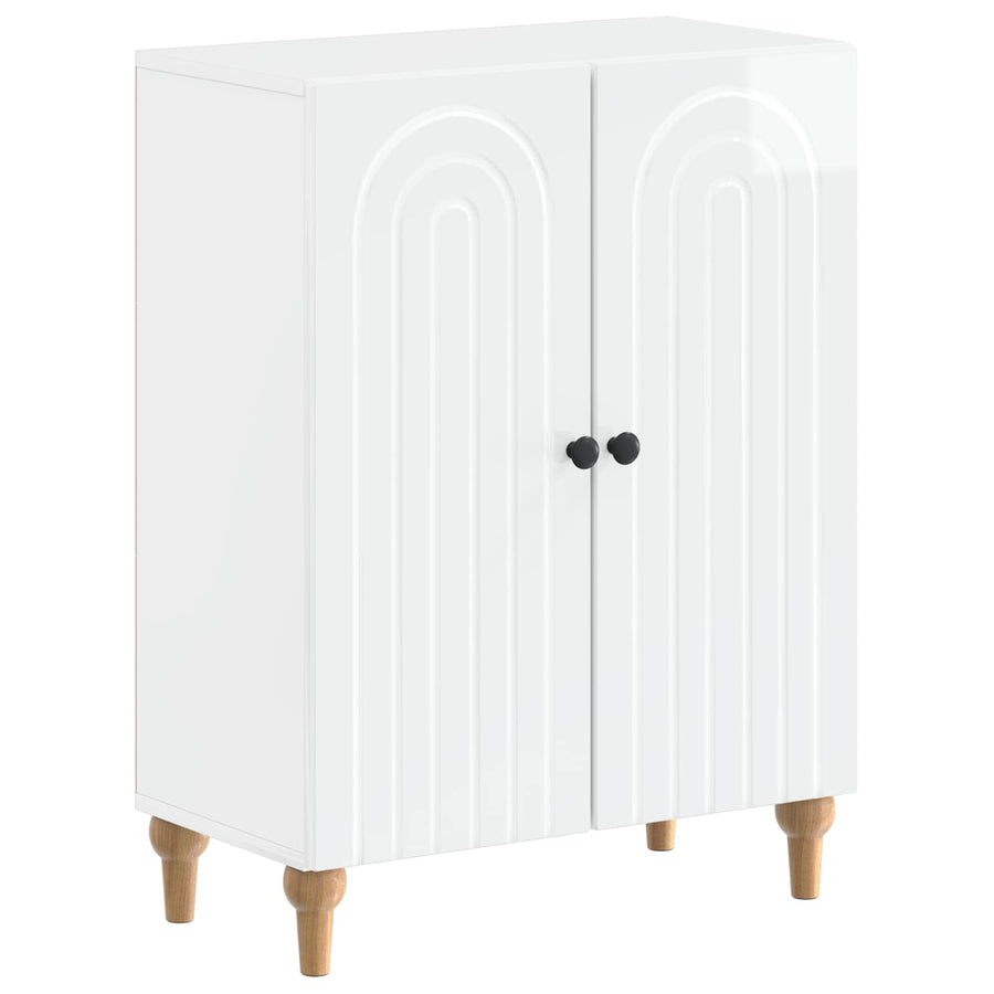 Badkamer Opbergkast ALKMAAR Hoogglans Wit 59,5 x 31 x 80 cm