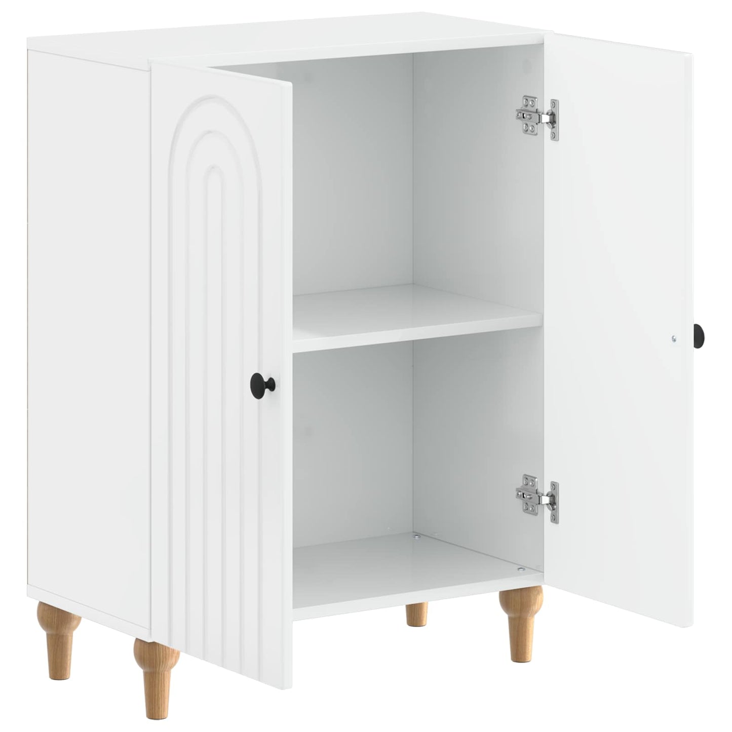 Badkamer Opbergkast ALKMAAR Hoogglans Wit 59,5 x 31 x 80 cm