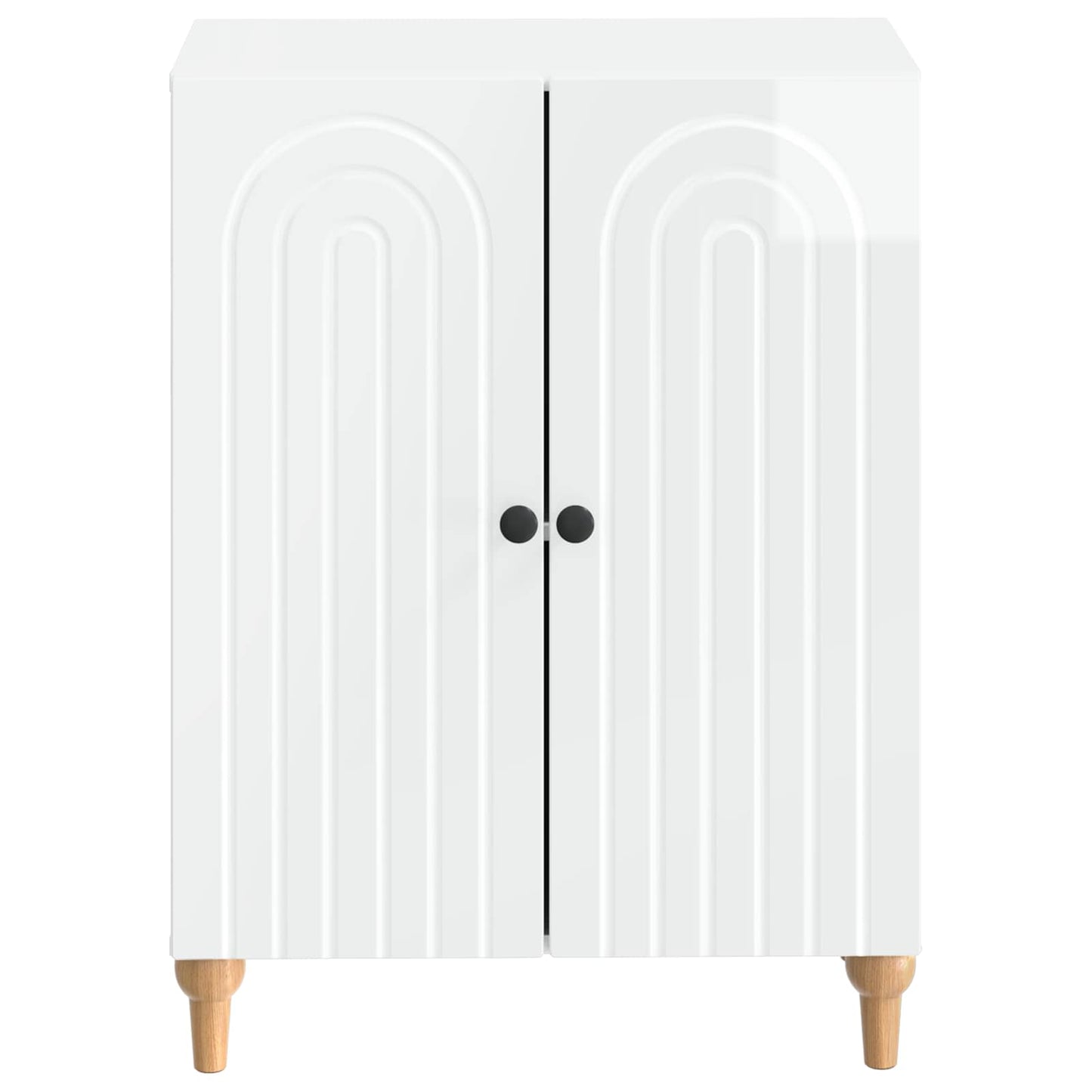 Badkamer Opbergkast ALKMAAR Hoogglans Wit 59,5 x 31 x 80 cm
