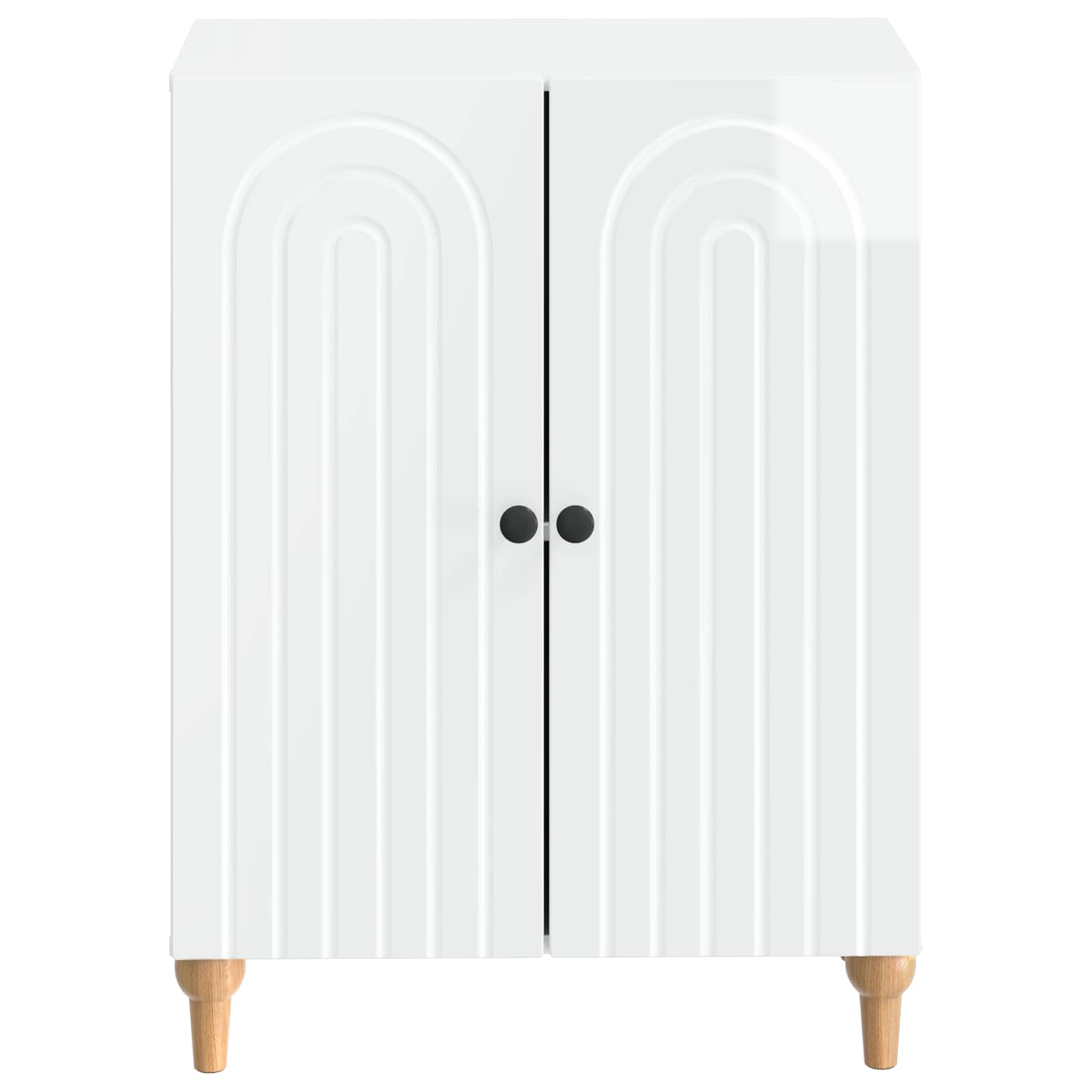 Badkamer Opbergkast ALKMAAR Hoogglans Wit 59,5 x 31 x 80 cm