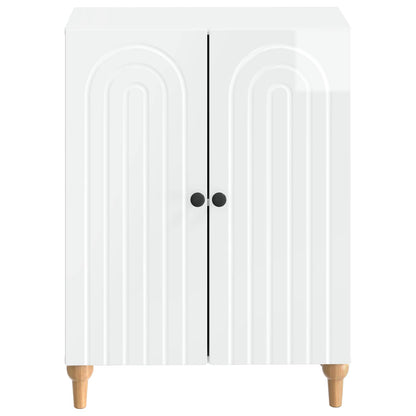 Badkamer Opbergkast ALKMAAR Hoogglans Wit 59,5 x 31 x 80 cm