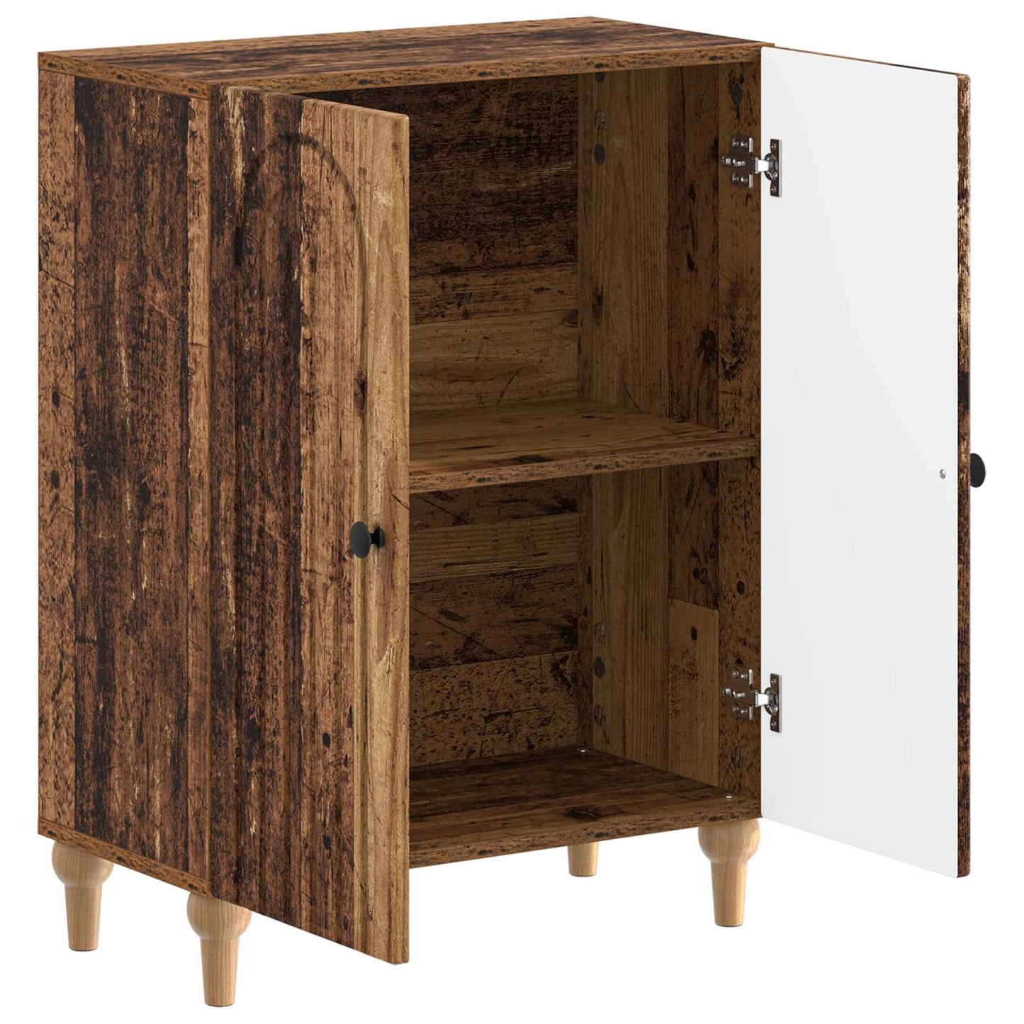 Badkamer Opbergkast ALKMAAR Oud hout 59,5 x 31 x 80 cm