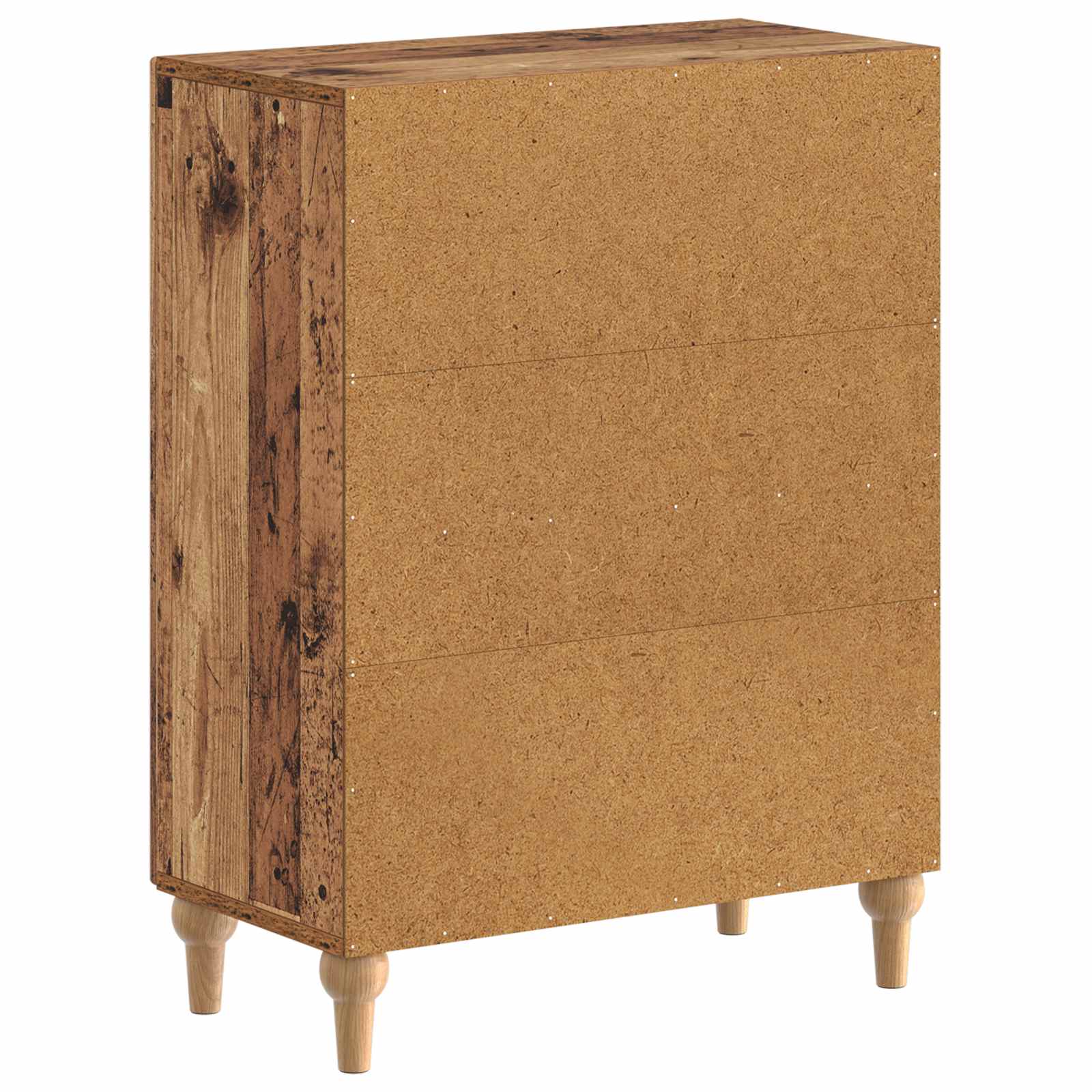 Badkamer Opbergkast ALKMAAR Oud hout 59,5 x 31 x 80 cm
