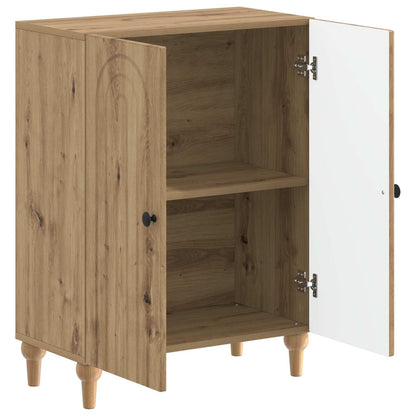 Badkamer Opbergkast ALKMAAR Artisanaal eiken 59,5 x 31 x 80 cm