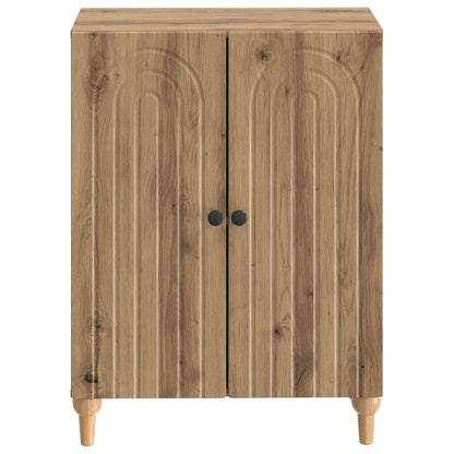 Badkamer Opbergkast ALKMAAR Artisanaal eiken 59,5 x 31 x 80 cm