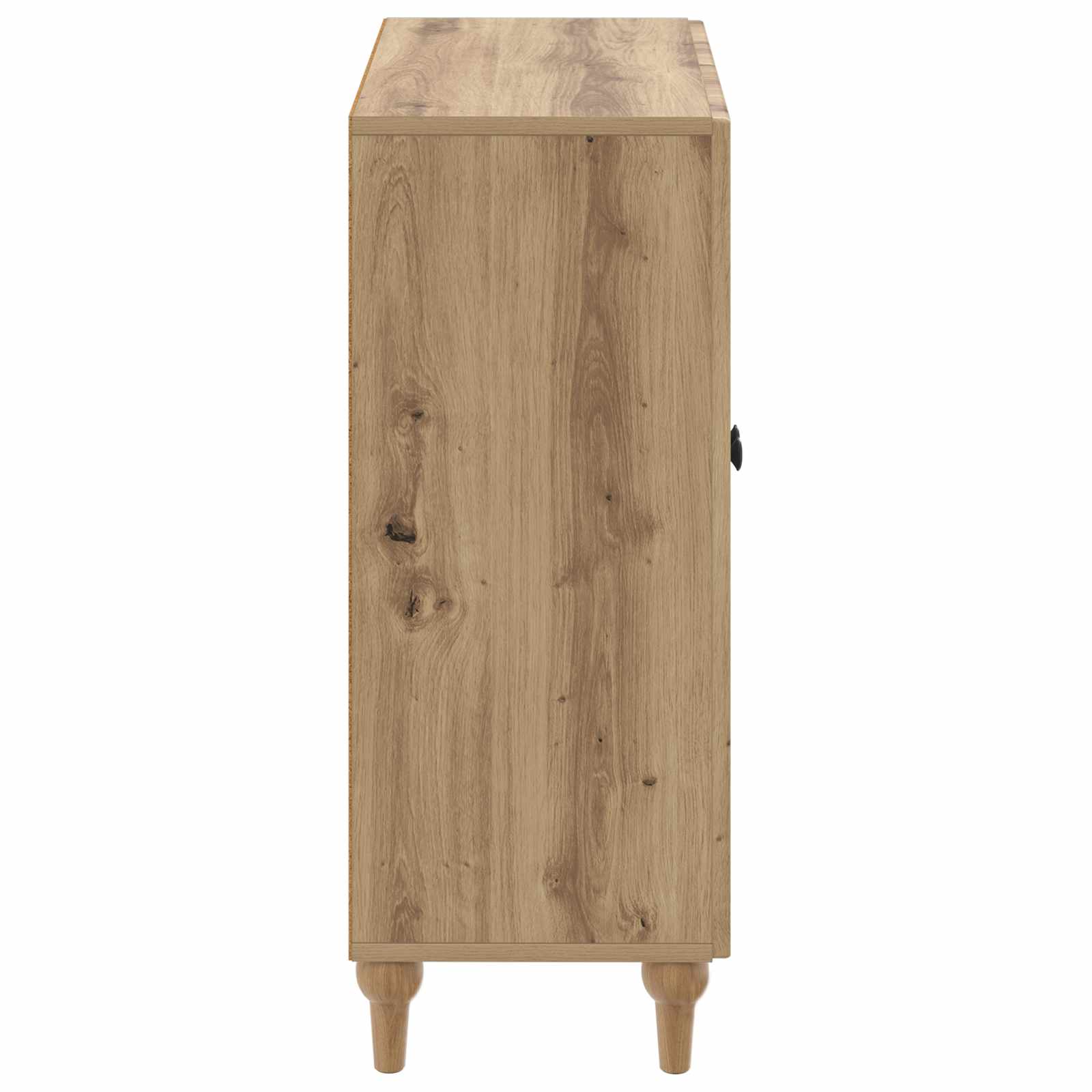 Badkamer Opbergkast ALKMAAR Artisanaal eiken 59,5 x 31 x 80 cm