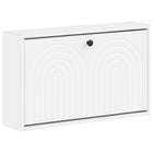Wandgemonteerde Schoenkast ALKMAAR 71 x 17 x 43 cm Bewerkt hout