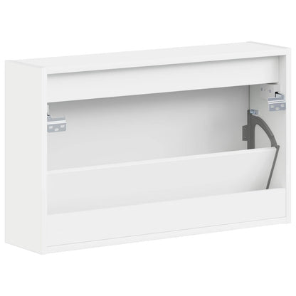 Wandgemonteerde Schoenkast ALKMAAR 71 x 17 x 43 cm Bewerkt hout