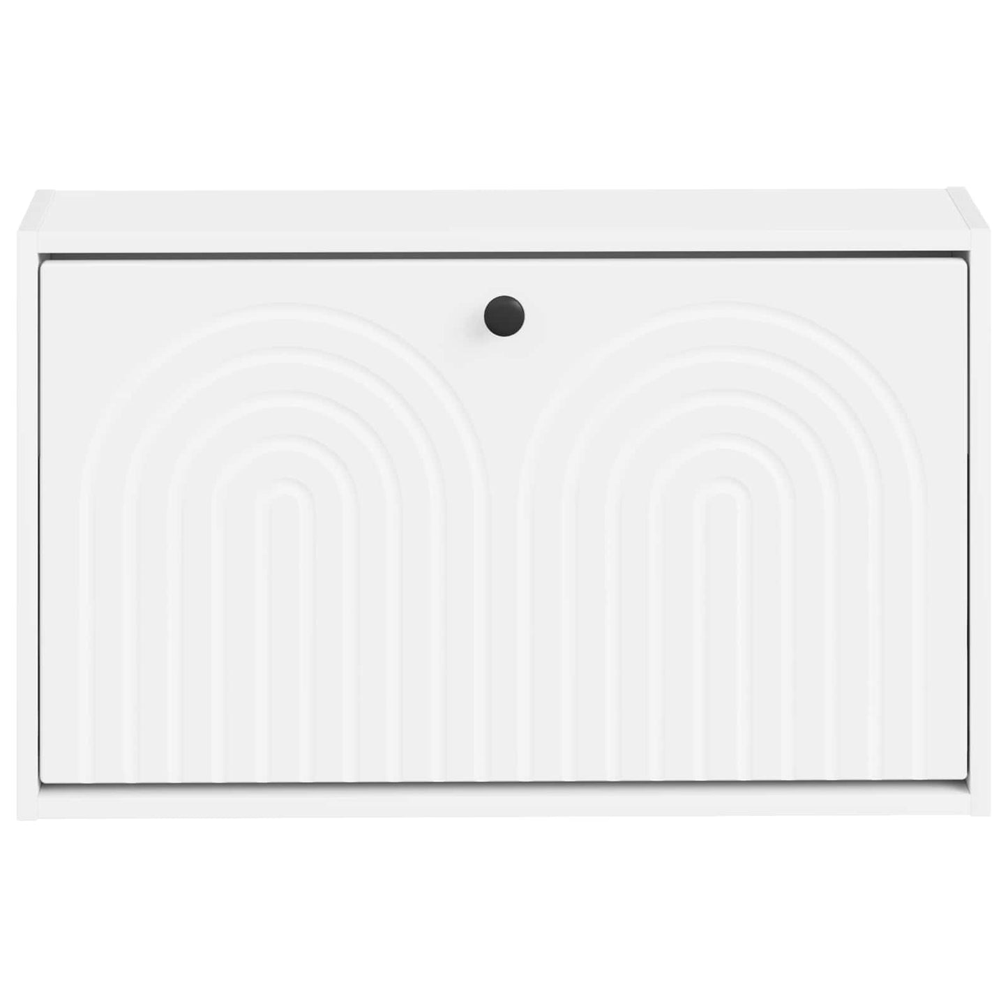Wandgemonteerde Schoenkast ALKMAAR 71 x 17 x 43 cm Bewerkt hout
