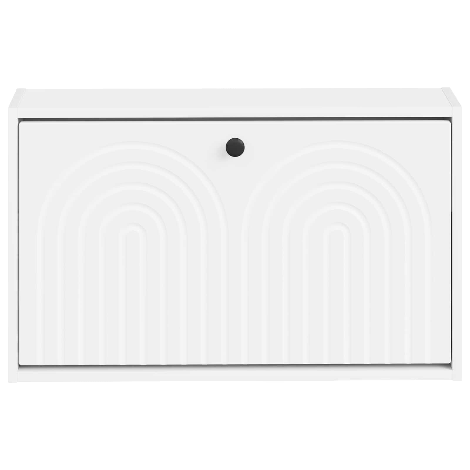 Wandgemonteerde Schoenkast ALKMAAR 71 x 17 x 43 cm Bewerkt hout