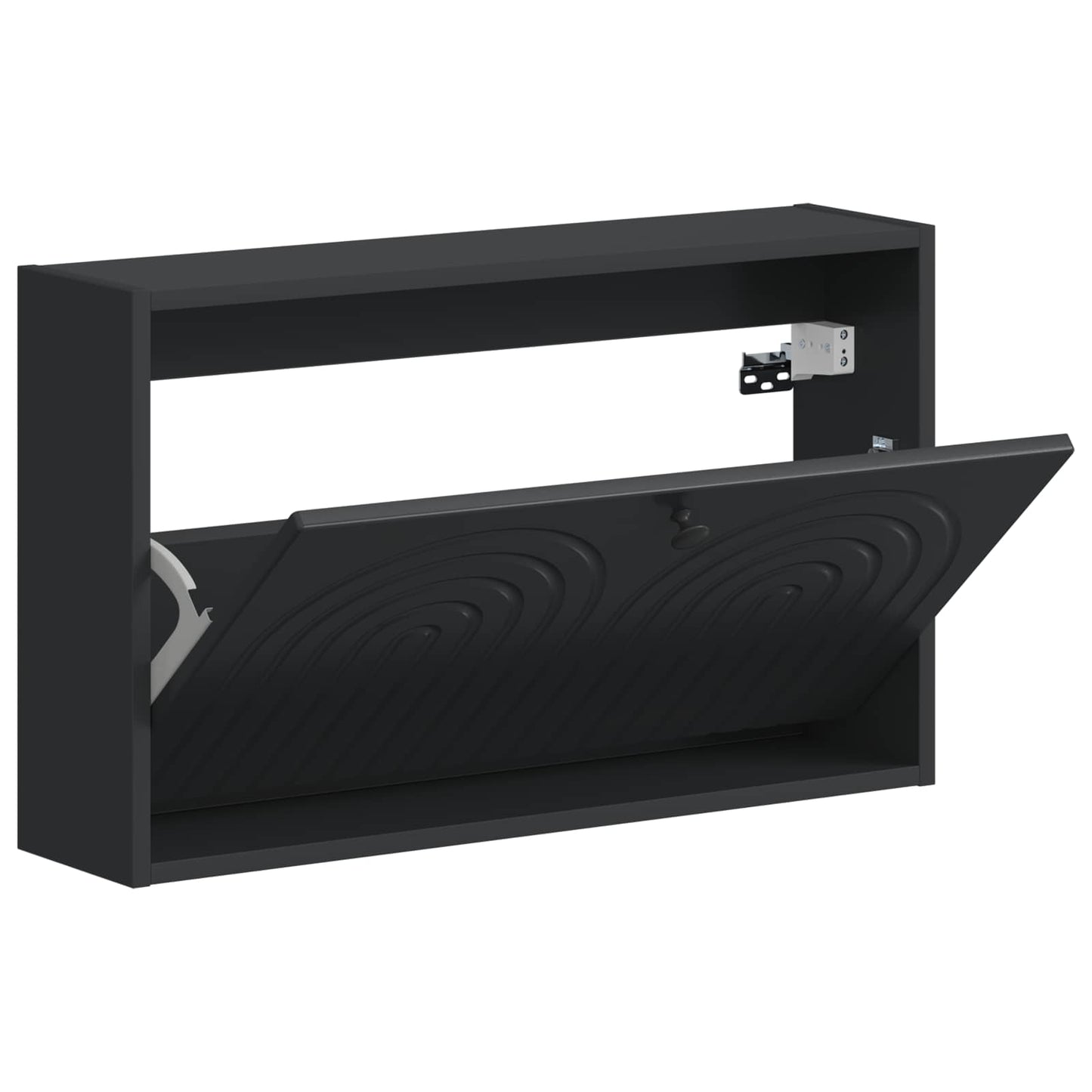 Wandgemonteerde Schoenkast ALKMAAR 71 x 17 x 43 cm Bewerkt hout