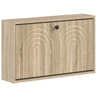 Wandgemonteerde Schoenkast ALKMAAR 71 x 17 x 43 cm Bewerkt hout