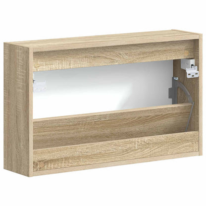 Wandgemonteerde Schoenkast ALKMAAR 71 x 17 x 43 cm Bewerkt hout