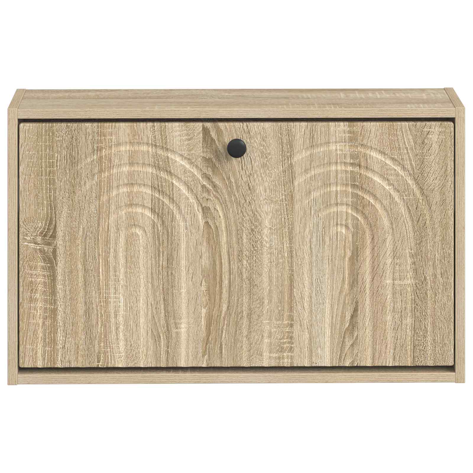 Wandgemonteerde Schoenkast ALKMAAR 71 x 17 x 43 cm Bewerkt hout