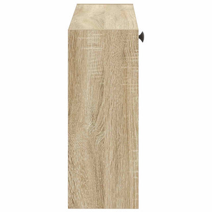 Wandgemonteerde Schoenkast ALKMAAR 71 x 17 x 43 cm Bewerkt hout