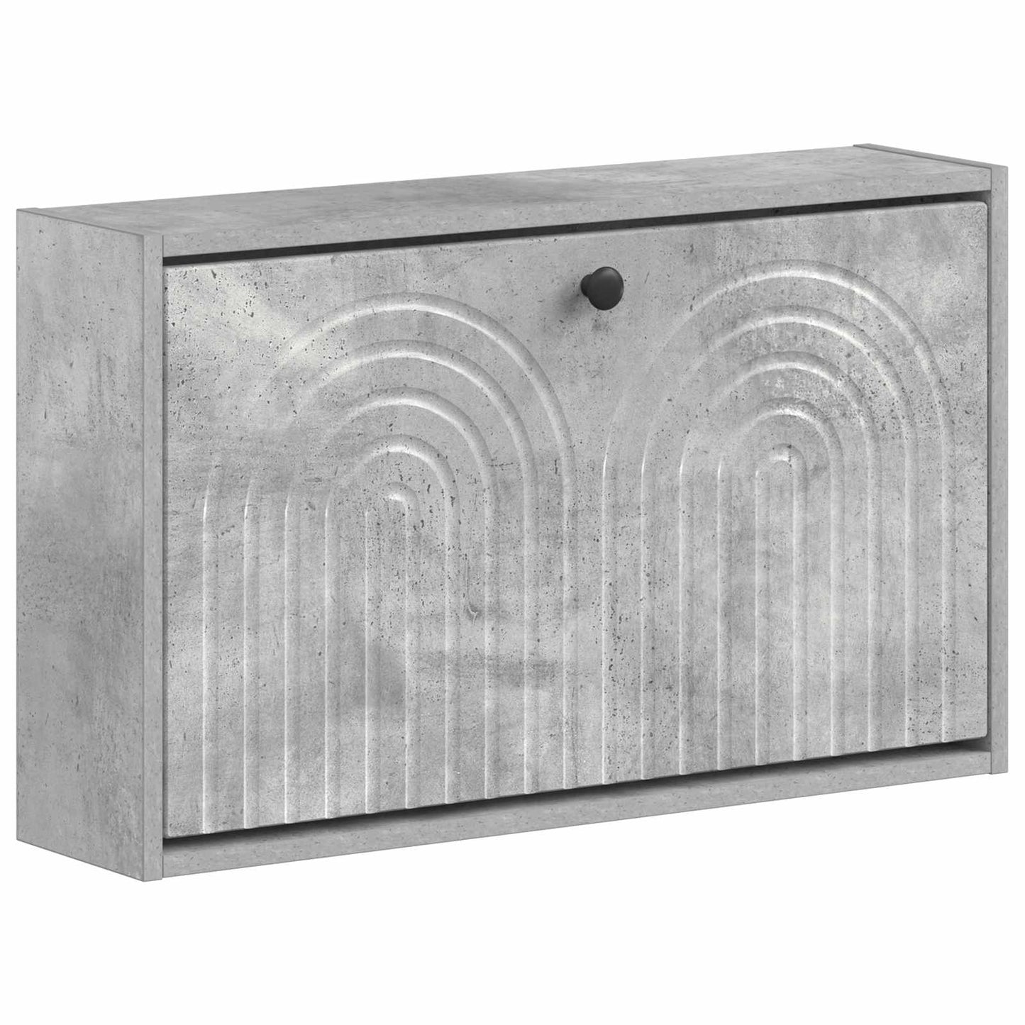 Wandgemonteerde Schoenkast ALKMAAR 71 x 17 x 43 cm Bewerkt hout