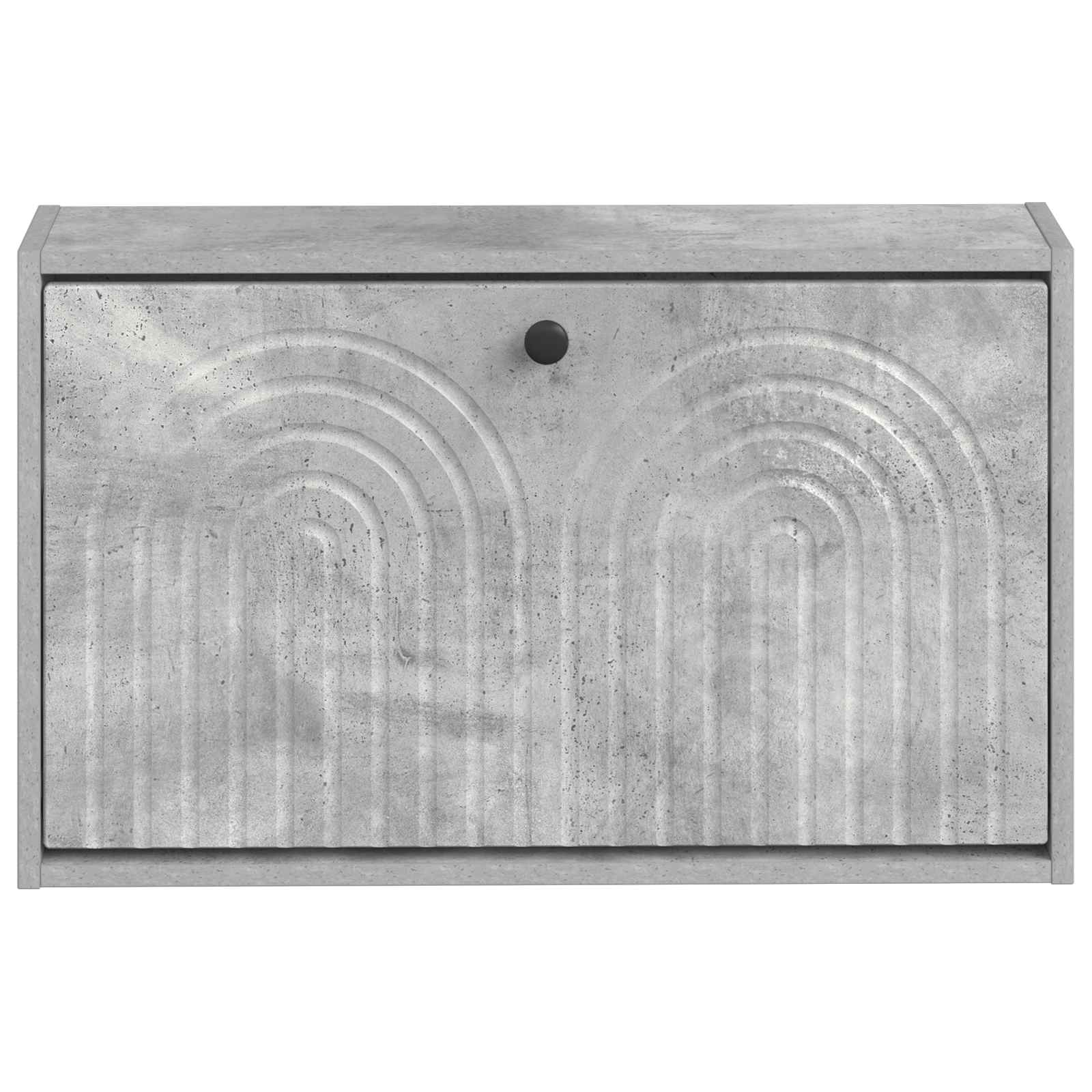Wandgemonteerde Schoenkast ALKMAAR 71 x 17 x 43 cm Bewerkt hout