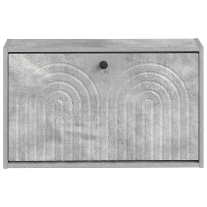 Wandgemonteerde Schoenkast ALKMAAR 71 x 17 x 43 cm Bewerkt hout