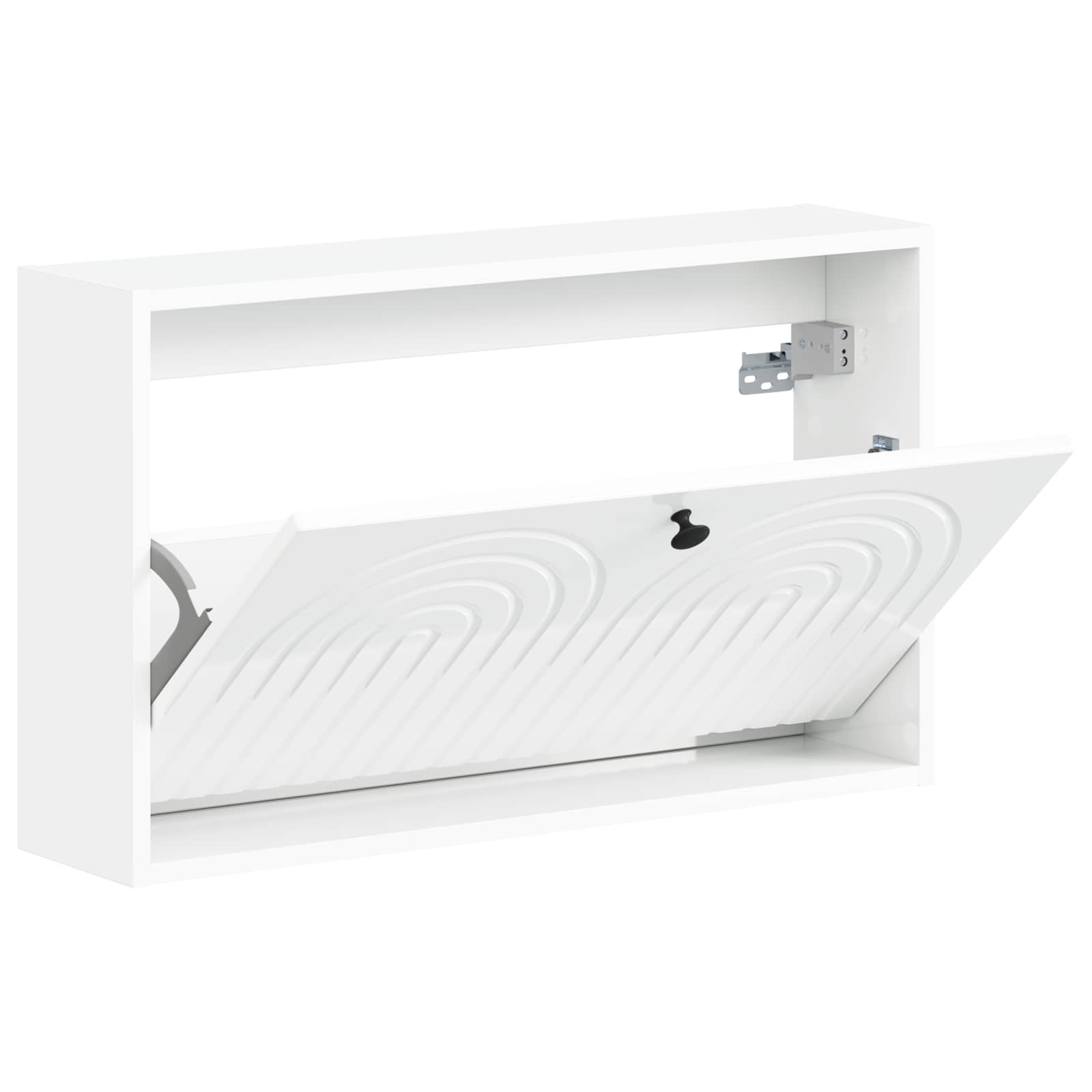 Wandgemonteerde Schoenkast ALKMAAR 71 x 17 x 43 cm Bewerkt hout
