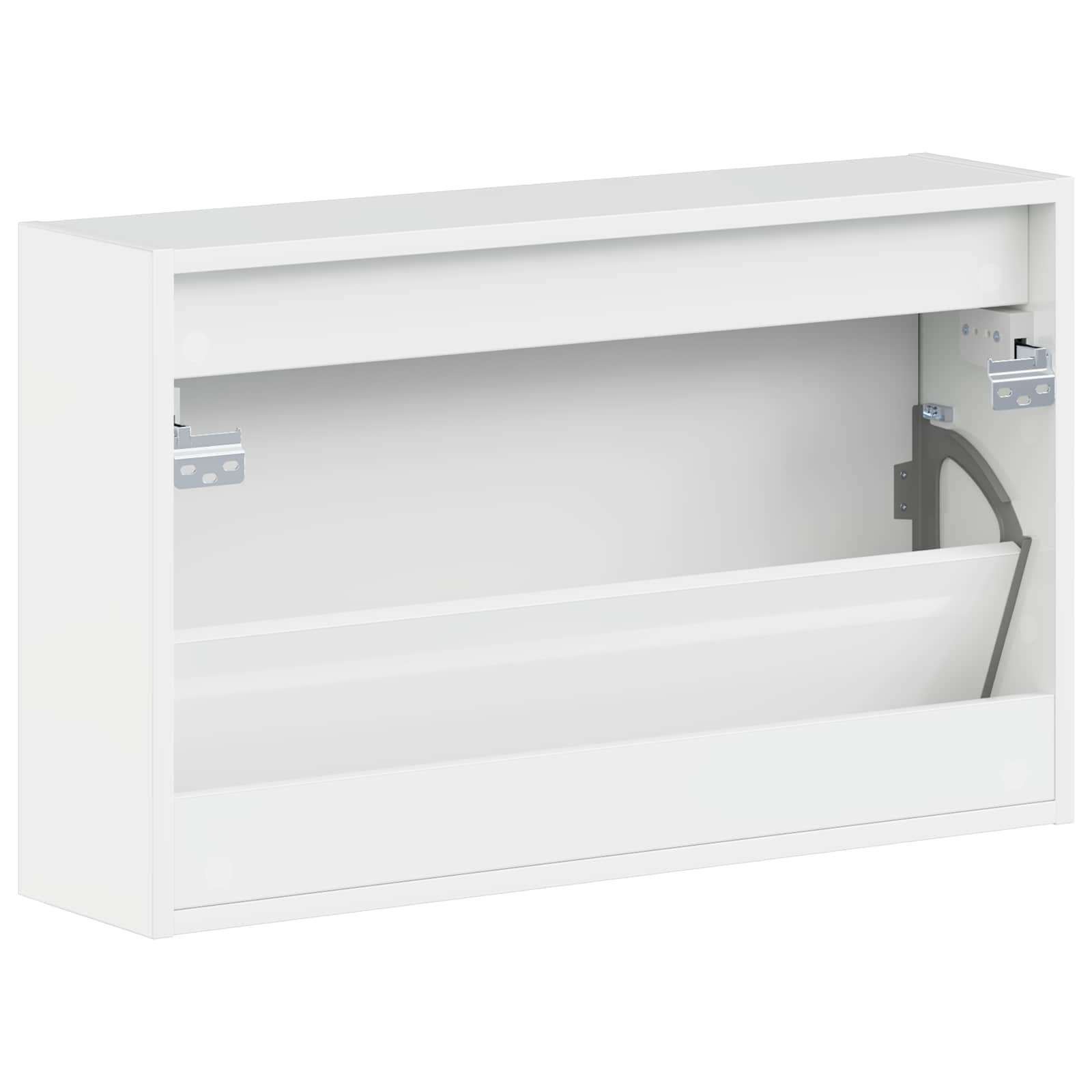 Wandgemonteerde Schoenkast ALKMAAR 71 x 17 x 43 cm Bewerkt hout