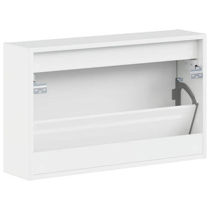Wandgemonteerde Schoenkast ALKMAAR 71 x 17 x 43 cm Bewerkt hout