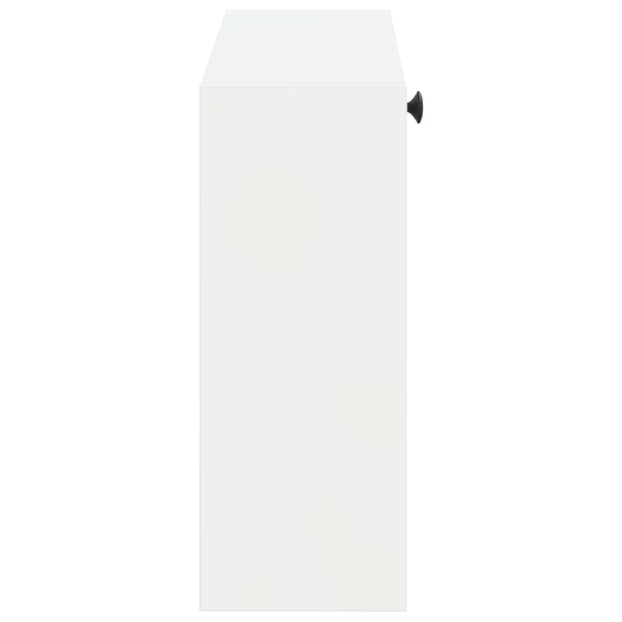 Wandgemonteerde Schoenkast ALKMAAR 71 x 17 x 43 cm Bewerkt hout