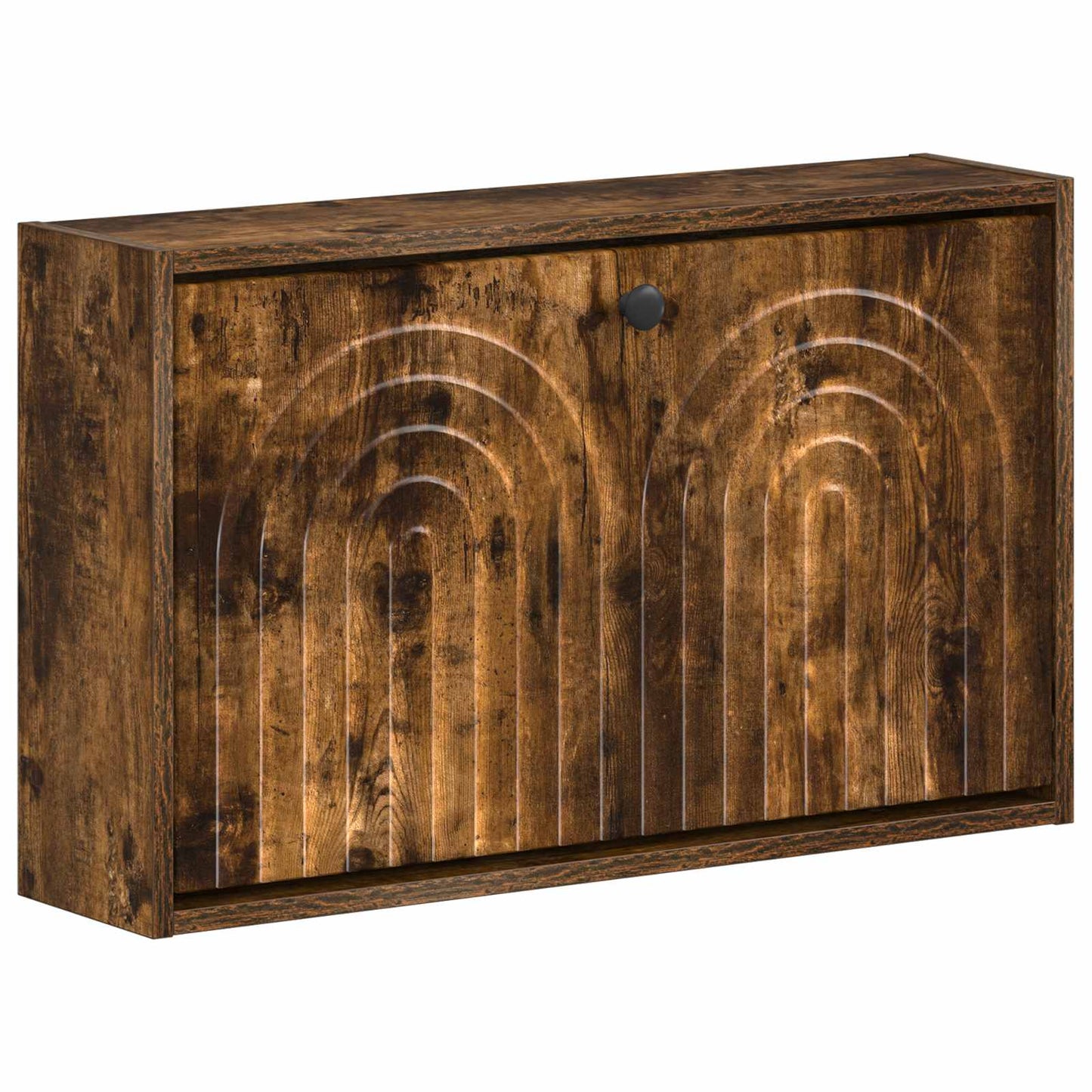 Wandgemonteerde Schoenkast ALKMAAR 71 x 17 x 43 cm Bewerkt hout