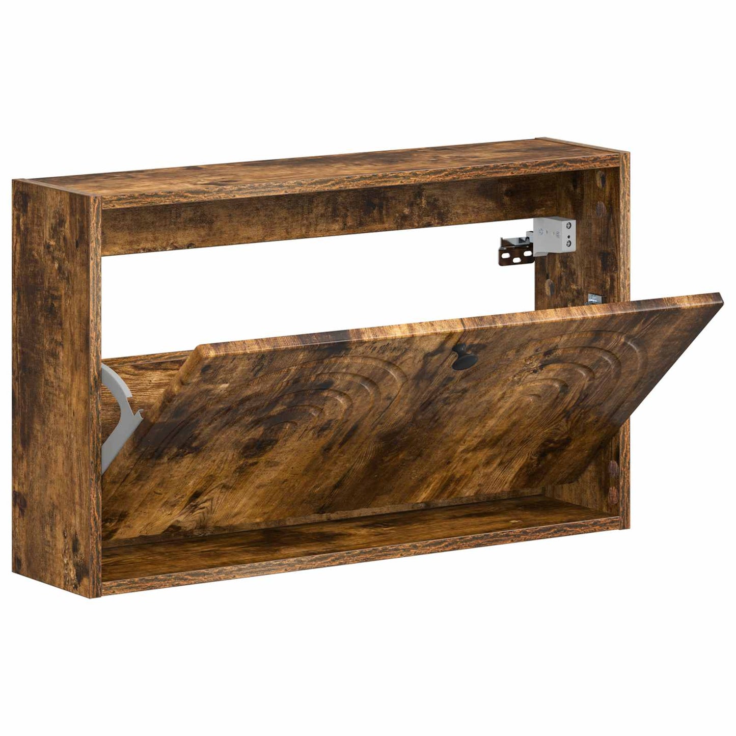 Wandgemonteerde Schoenkast ALKMAAR 71 x 17 x 43 cm Bewerkt hout