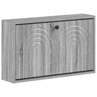 Wandgemonteerde Schoenkast ALKMAAR 71 x 17 x 43 cm Bewerkt hout