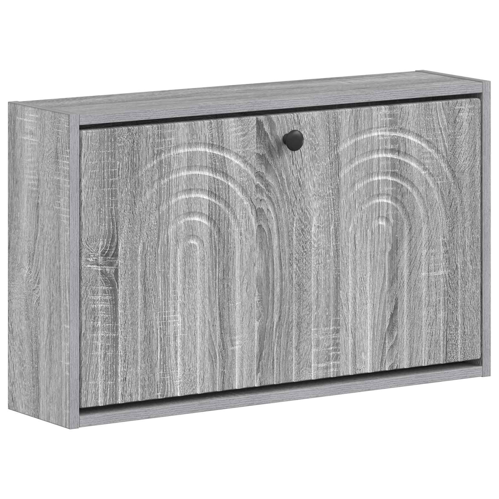 Wandgemonteerde Schoenkast ALKMAAR 71 x 17 x 43 cm Bewerkt hout