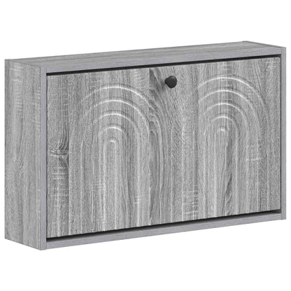 Wandgemonteerde Schoenkast ALKMAAR 71 x 17 x 43 cm Bewerkt hout