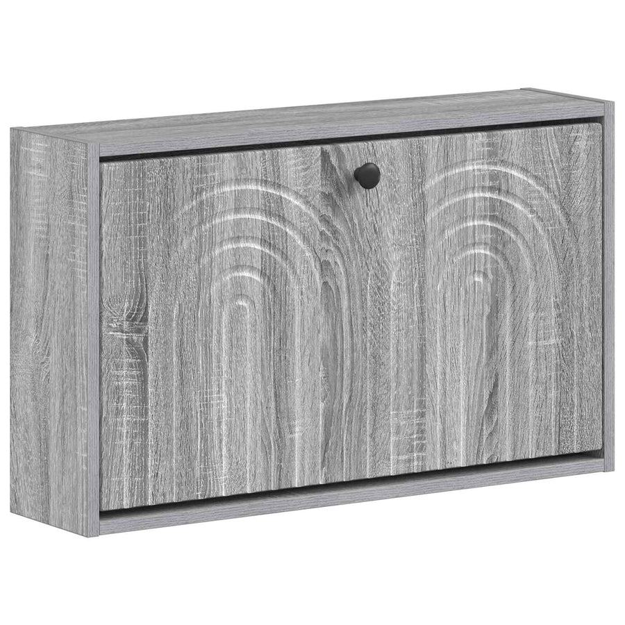 Wandgemonteerde Schoenkast ALKMAAR 71 x 17 x 43 cm Bewerkt hout