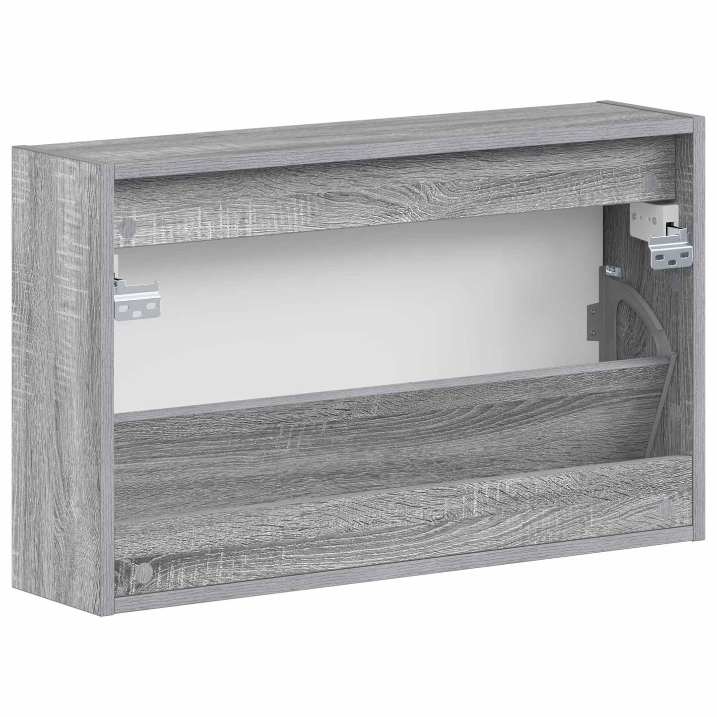 Wandgemonteerde Schoenkast ALKMAAR 71 x 17 x 43 cm Bewerkt hout