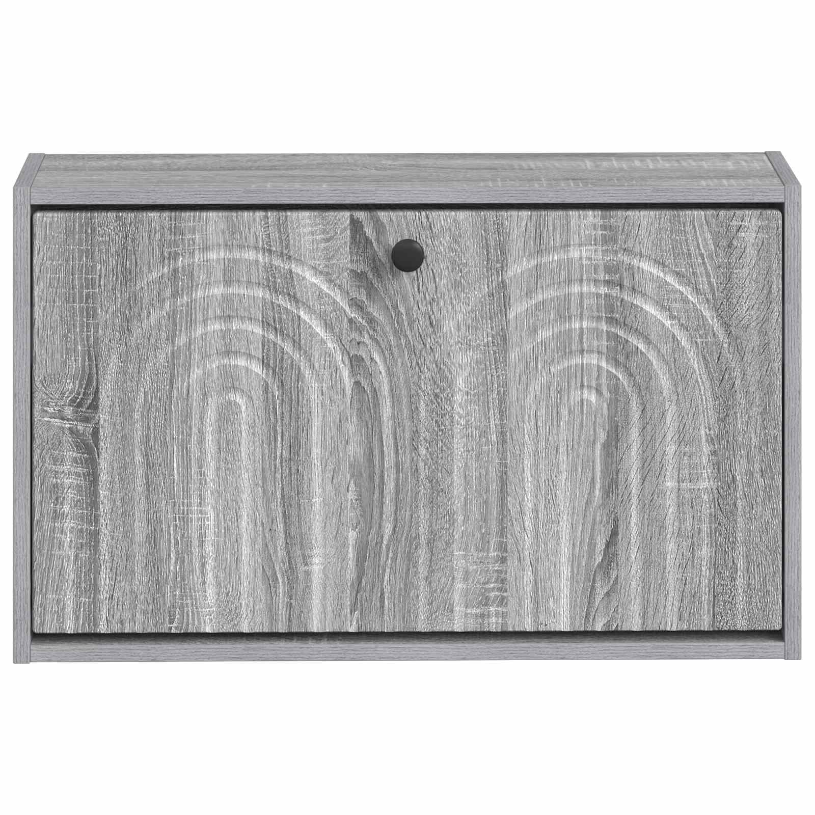 Wandgemonteerde Schoenkast ALKMAAR 71 x 17 x 43 cm Bewerkt hout