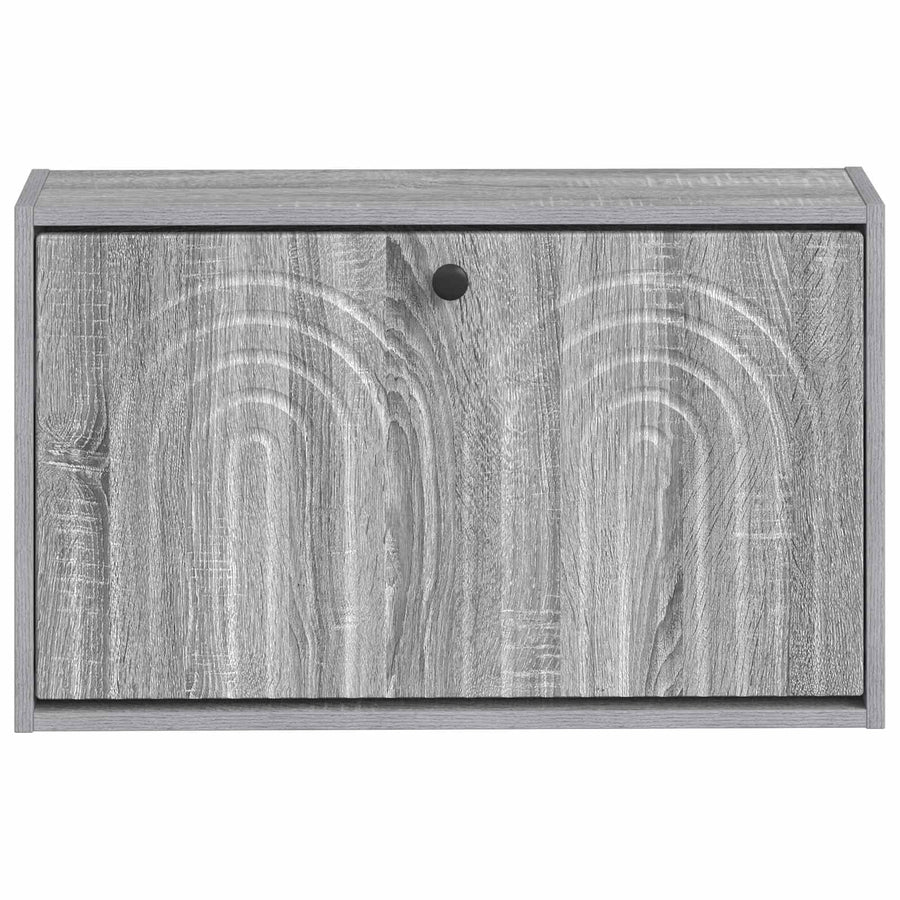 Wandgemonteerde Schoenkast ALKMAAR 71 x 17 x 43 cm Bewerkt hout