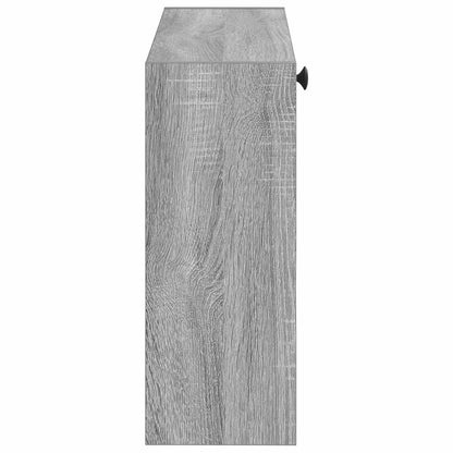 Wandgemonteerde Schoenkast ALKMAAR 71 x 17 x 43 cm Bewerkt hout