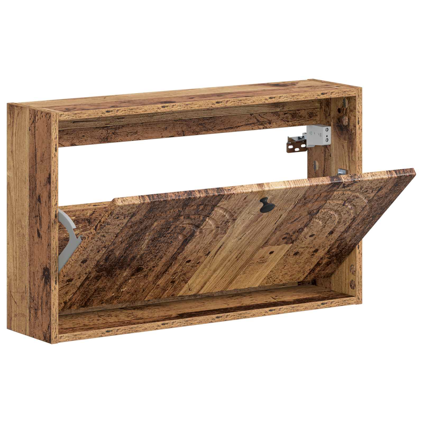 Wandgemonteerde Schoenkast ALKMAAR 71 x 17 x 43 cm Bewerkt hout