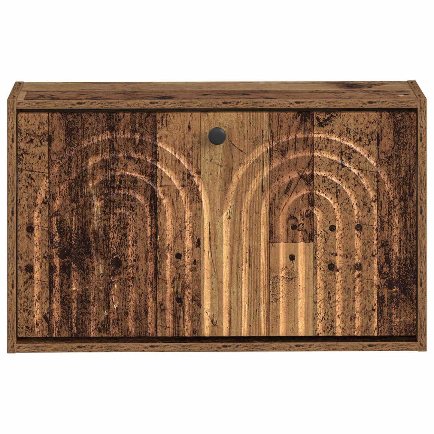 Wandgemonteerde Schoenkast ALKMAAR 71 x 17 x 43 cm Bewerkt hout