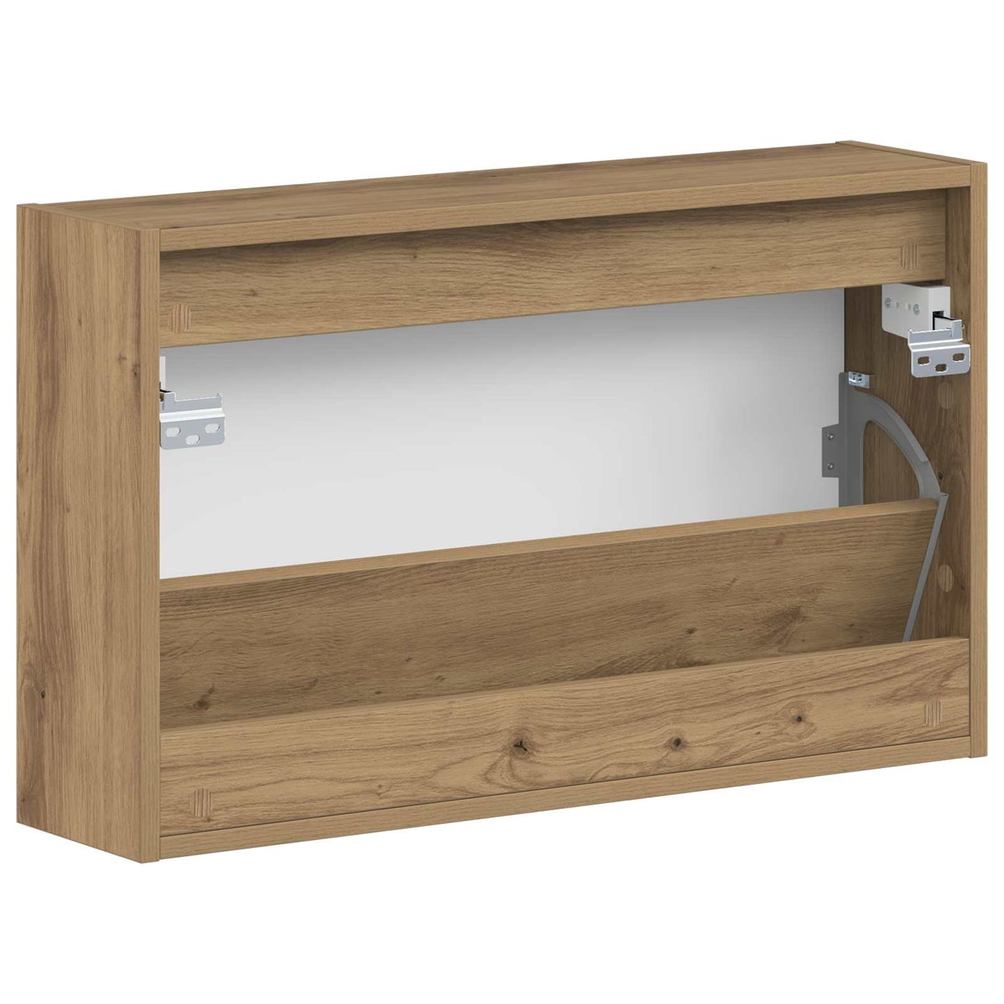 Wandgemonteerde Schoenkast ALKMAAR 71 x 17 x 43 cm Bewerkt hout