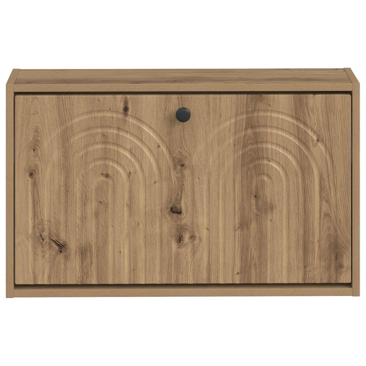 Wandgemonteerde Schoenkast ALKMAAR 71 x 17 x 43 cm Bewerkt hout